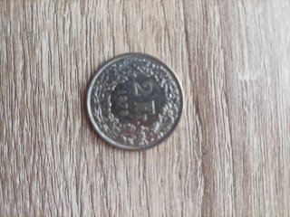 Moneda 2 Francos Suizos 1978