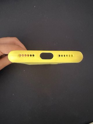 Funda móvil iPhone X Amarilla