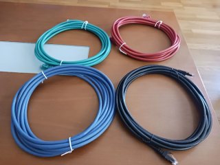4 Latiguillos UTP Cat 6 4.5mts