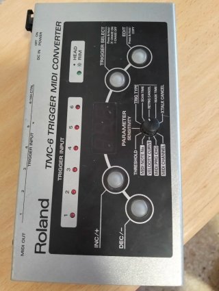 ROLAND TMC-6 TRIGGER MIDI CONVERTER