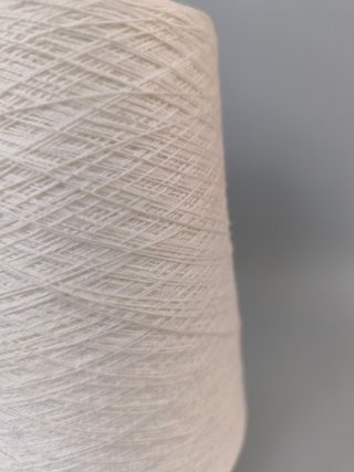 Cono Hilo Perlé Blanco