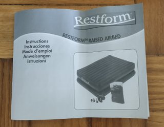 Colchón Inflable Doble Restform Raised Airbed