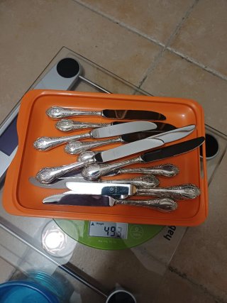 Cubertería Plata 925 Ley Dalia