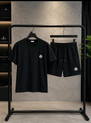 Completo Moncler slim Uomo Nero Taglia M