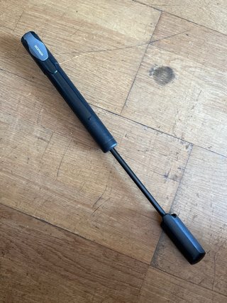 Bomba de aire Decathlon para bicicleta