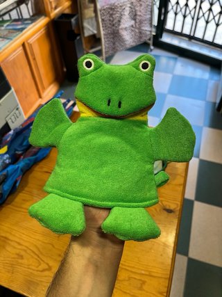Juego de 3 ranas de baño infantiles