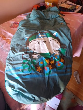 Saco de bebé con dibujo de gato