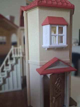 Casa Sylvanian Families con luces