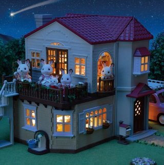 Casa Sylvanian Families con luces