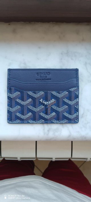 Portafoglio Goyard Paris Blu Beige