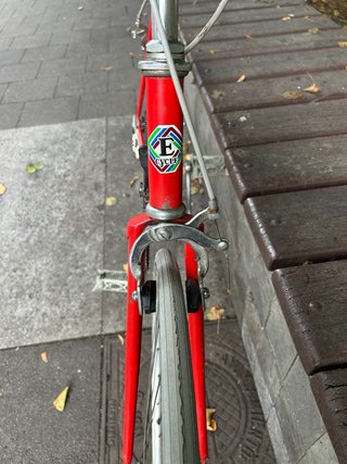 Bicicleta Vintage Esmaltina Roja