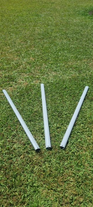 Barras de piscina grises (metal)