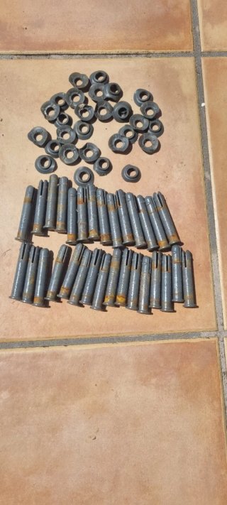 Barras de piscina grises (metal)