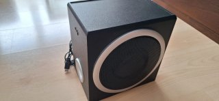 Altavoces Hercules 2.1 Negro y Plata