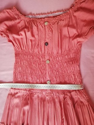 Abito estivo donna rosa taglia unica