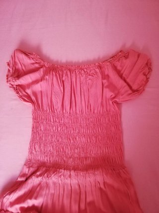 Abito estivo donna rosa taglia unica