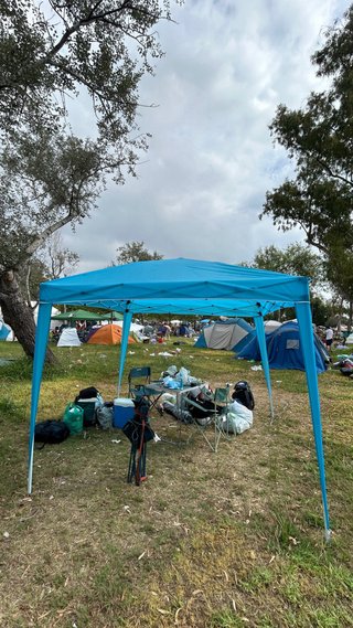 Carpa Plegable Wasabi 3x3m Azul