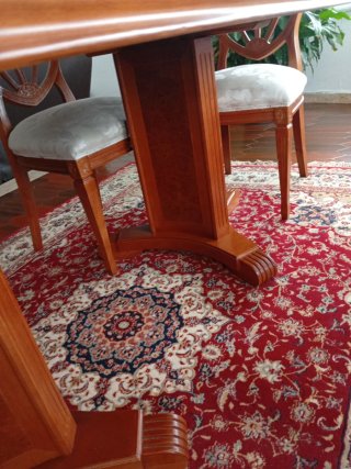 Mesa y 4 Sillas Comedor Madera