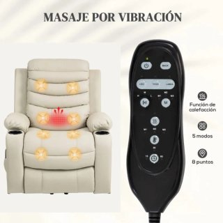 Sillón levanta personas beige