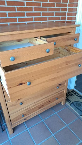 Cómoda Hemnes IKEA Madera Clara