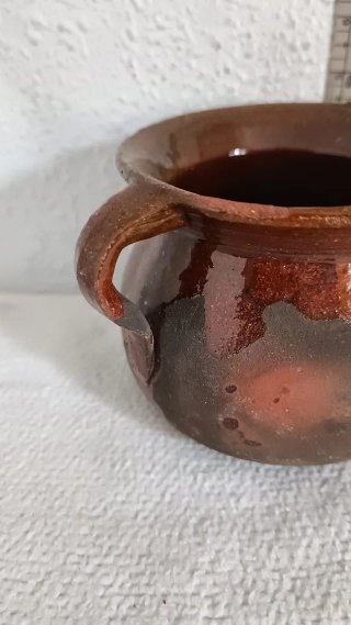 Olla Antigua de Barro 12 cm