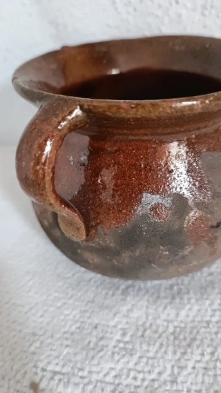Olla Antigua de Barro 12 cm