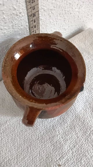 Olla Antigua de Barro 12 cm
