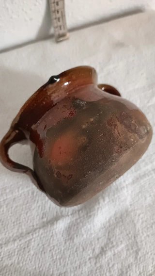 Olla Antigua de Barro 12 cm