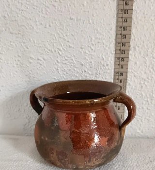 Olla Antigua de Barro 12 cm