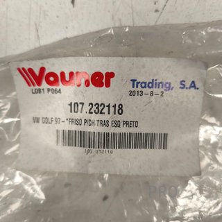 MOLDURA PARAGOLPES TRASERA IZQUIERDA VOLKSWAGEN GOLF NUEVO 107232118