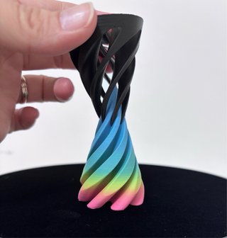 Conito hélice fidget toy multicolor