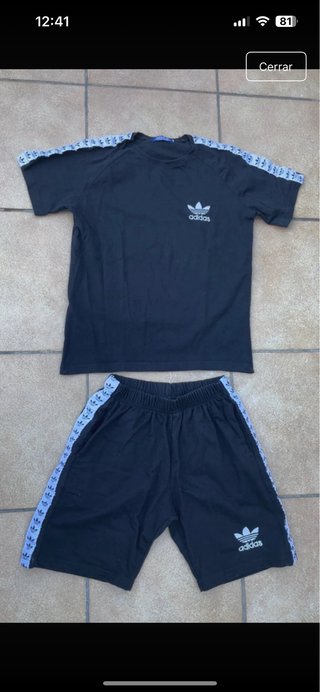 Conjunto Adidas Talla S Negro Nuevo