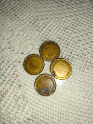 4 Monedas Antiguas de 10
