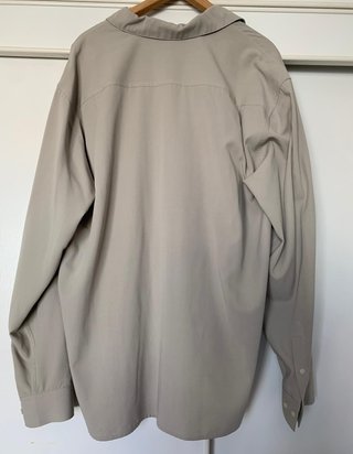 Camisa Armani Exchange Cremallera Beige L