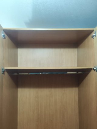 Armario de madera 2 puertas gran capacidad