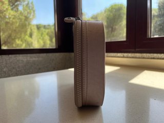Estuche Kipling grande rosa perlado | Organizador