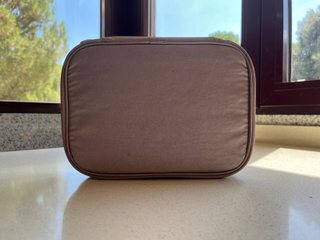 Estuche Kipling grande rosa perlado | Organizador