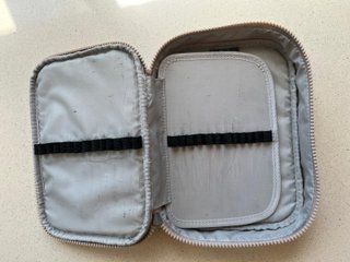Estuche Kipling grande rosa perlado | Organizador