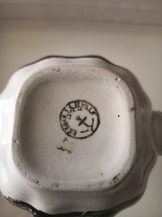 Azucarero Pickman La Cartuja + 2 tazas y platos