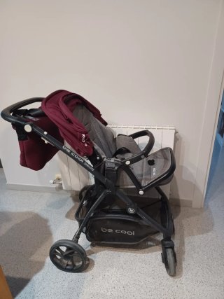 Carrito bebé, cuco y silla + funda impermeable