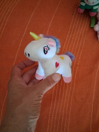 Pack 6 mini peluches unicornio, dragón, gato