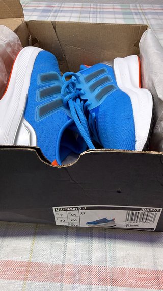 Zapatillas Adidas UltraRun 5J Azul/blanco