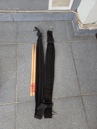 Caja Redoblante JIMBAO + Funda, Correas y Baquetas
