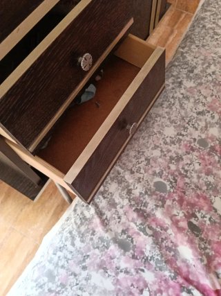 Mueble TV cajones y puerta corredera