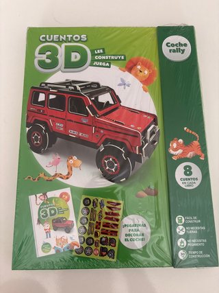 CUENTOS PARA IMAGINAR Y CONSTRUIR 3D - COCHE RALLY