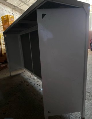 Lote 70 Cajas botellines de cristal+Barra plegable