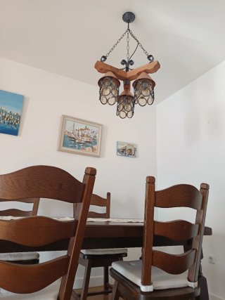 Comedor madera maciza rústico