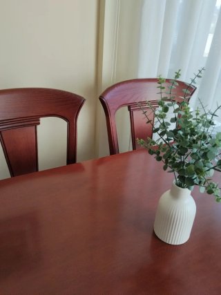 Mesa comedor cerezo + 6 sillas