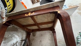 2 Mesas antiguas de madera de alta calidad