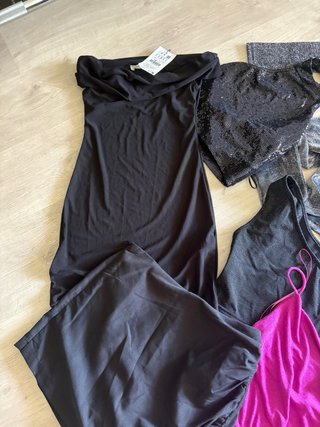 Ropa fiesta S/M Negro y Rosa